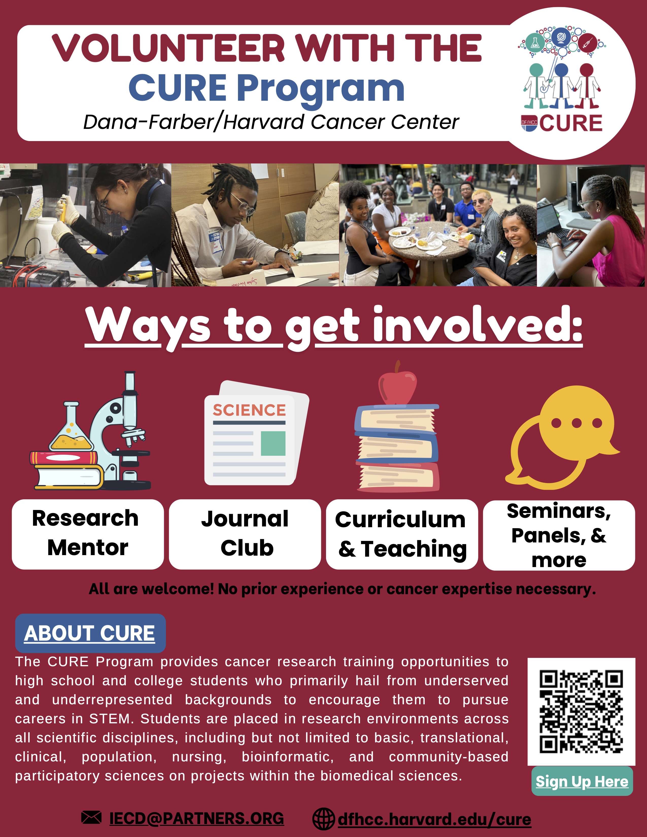 CURE Volunteer Recruitment