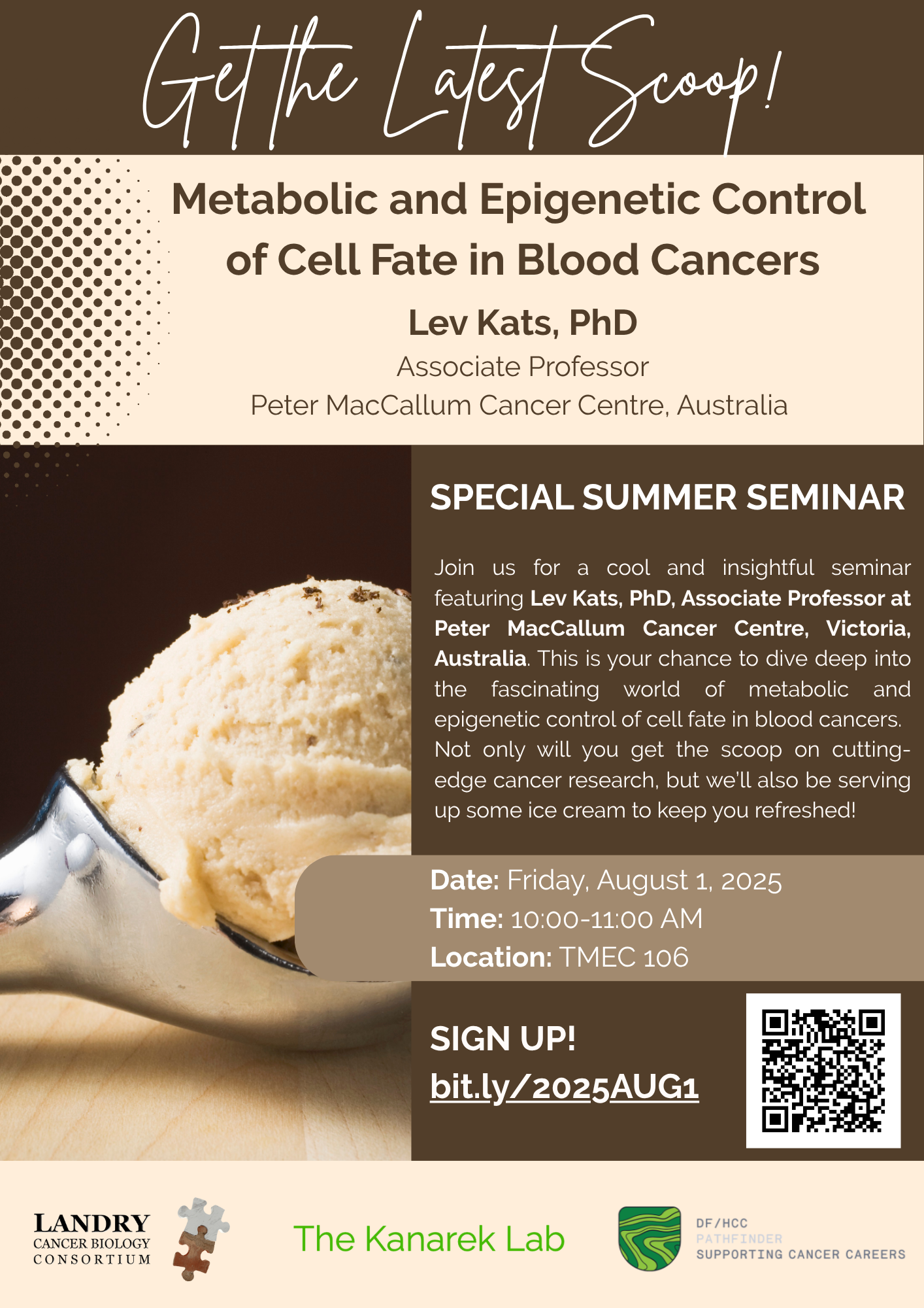 Flyer describing the seminar