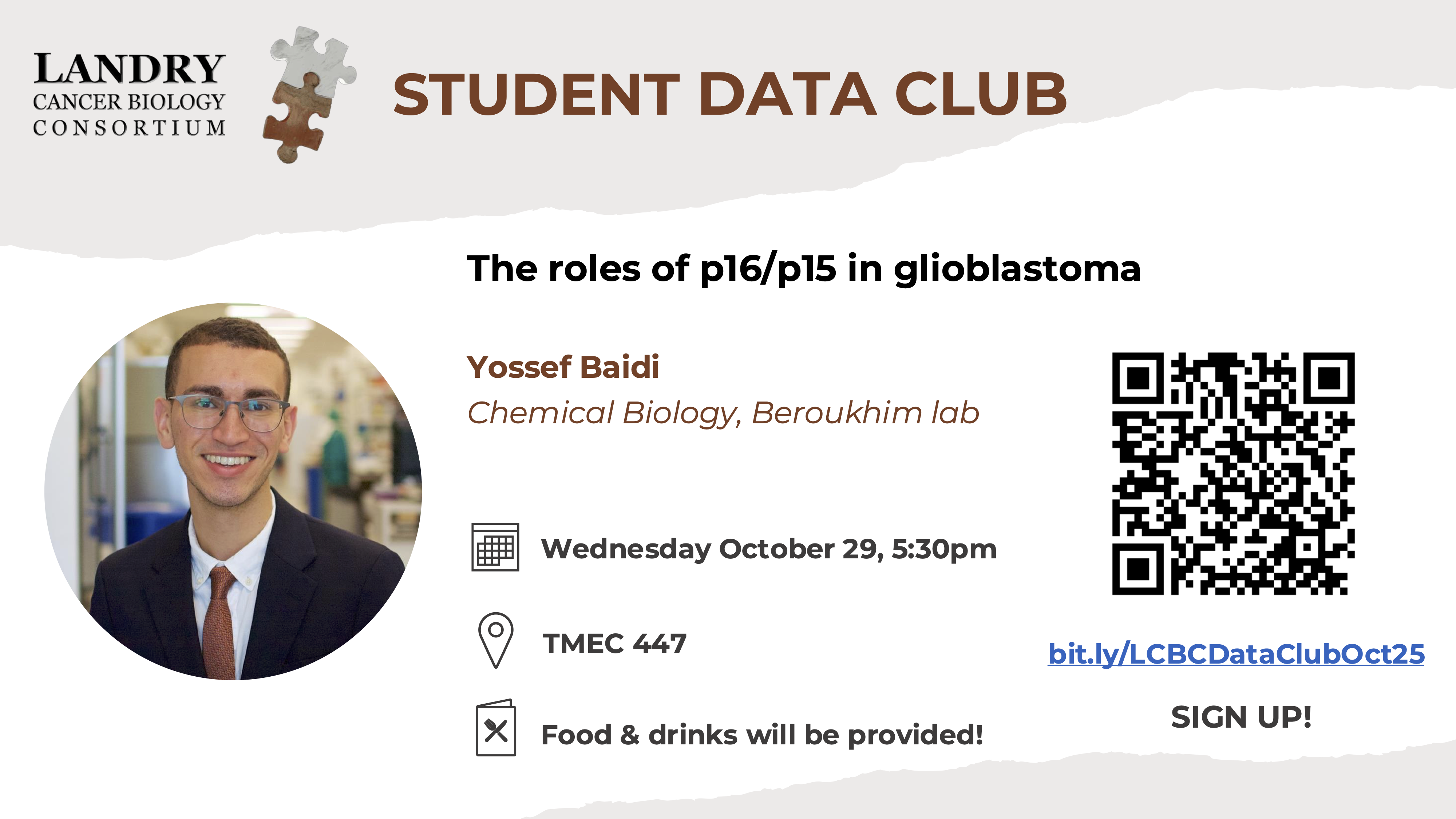October Data Club Flyer