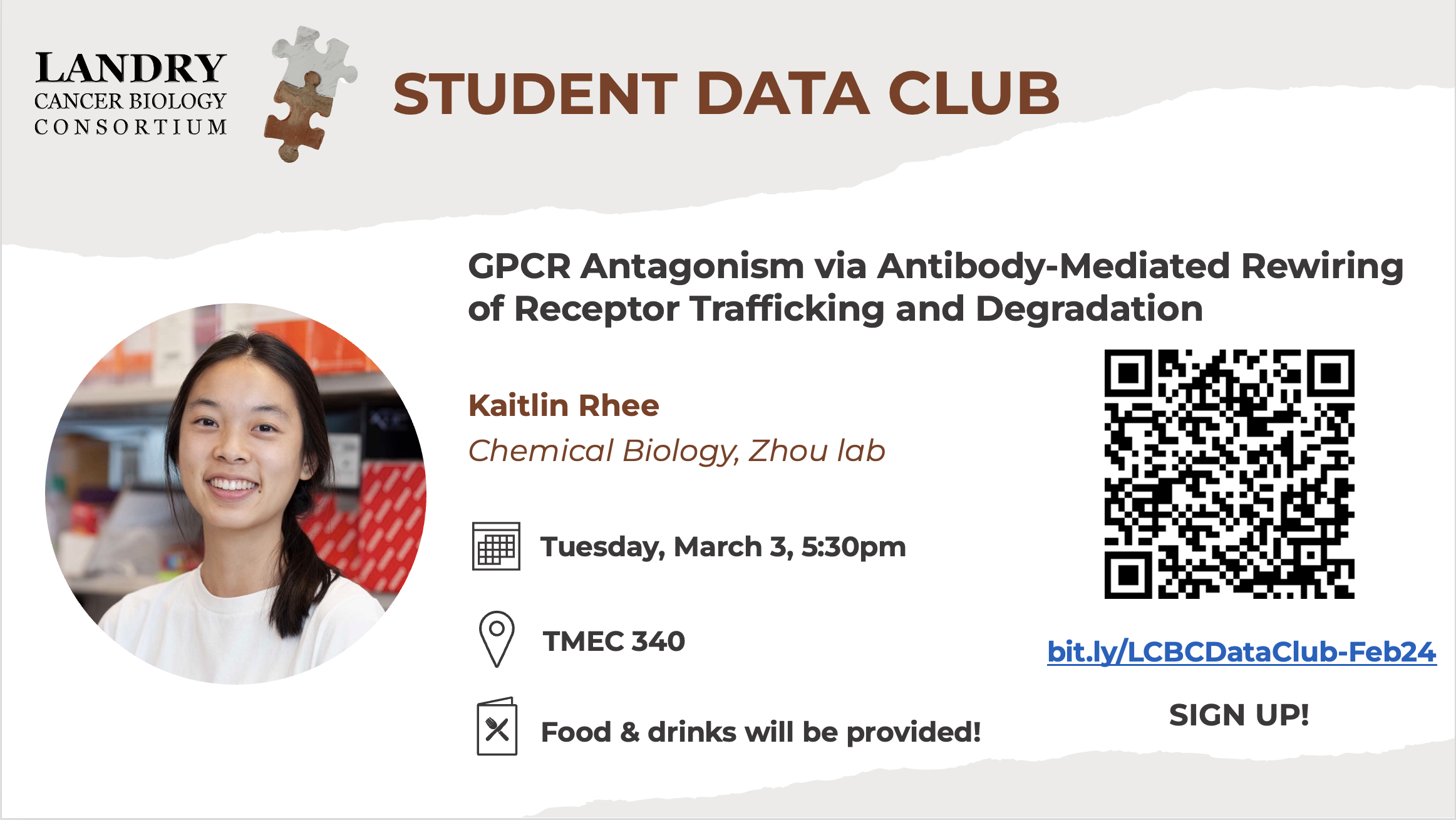 Flyer for march data club