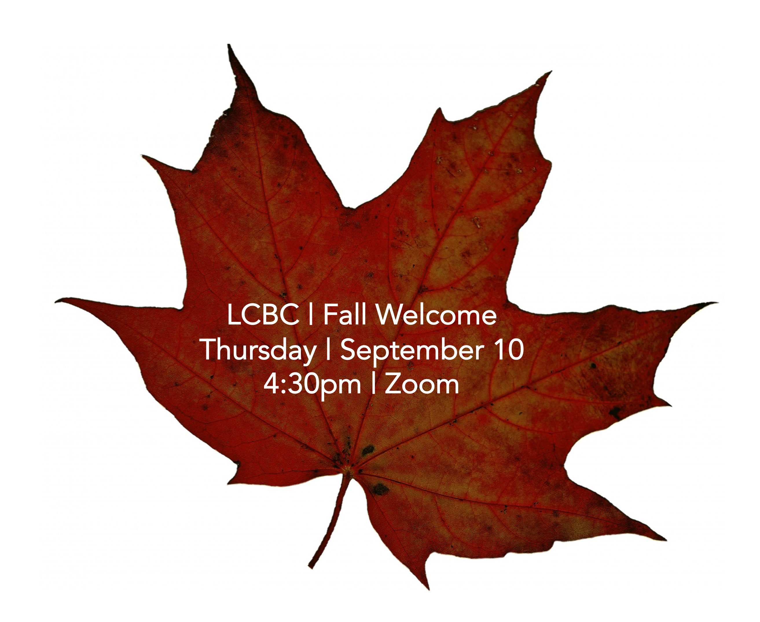 Fall Welcome 2020