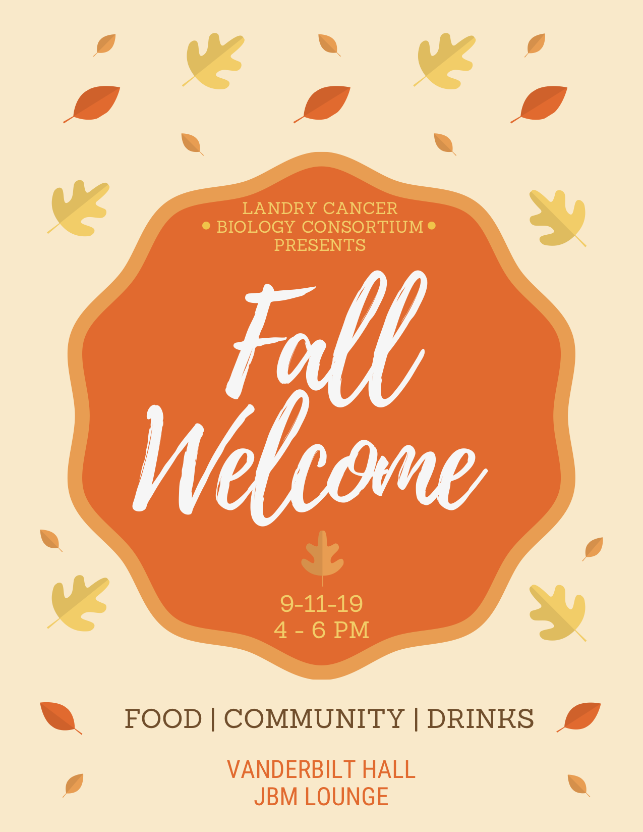 Fall Welcome 2019